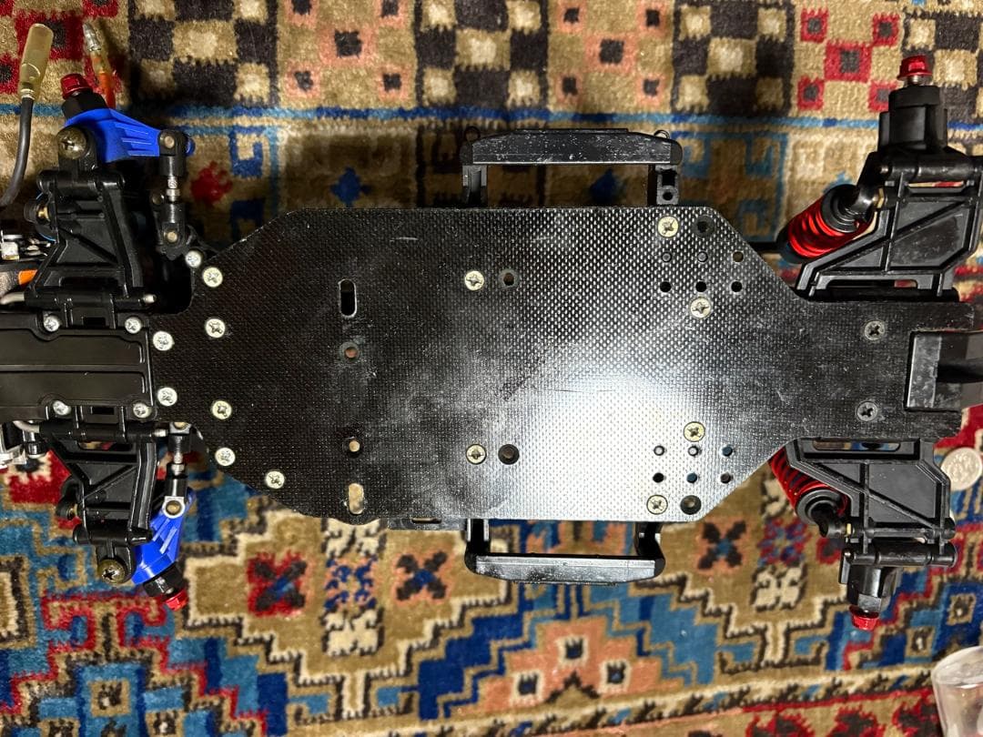 絶版品 タミヤ 1/10RC FF01 カスタムシャーシ FRPダブルデッキ仕様