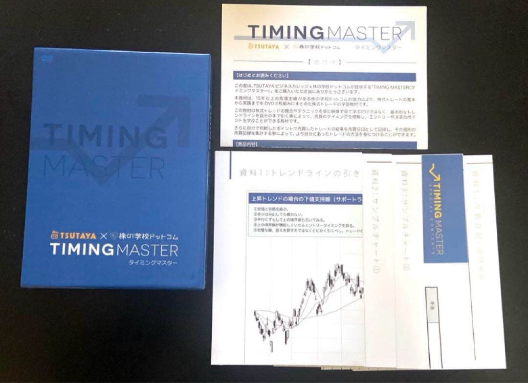 【視聴1回】タイミングマスターDVD一式 株の学校ドットコム（定価33600円）