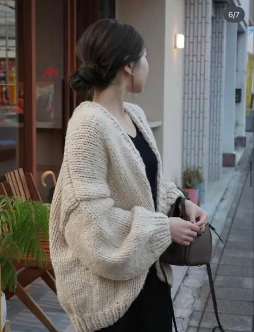 ルーズニットカーディガン▪️HAND MADE