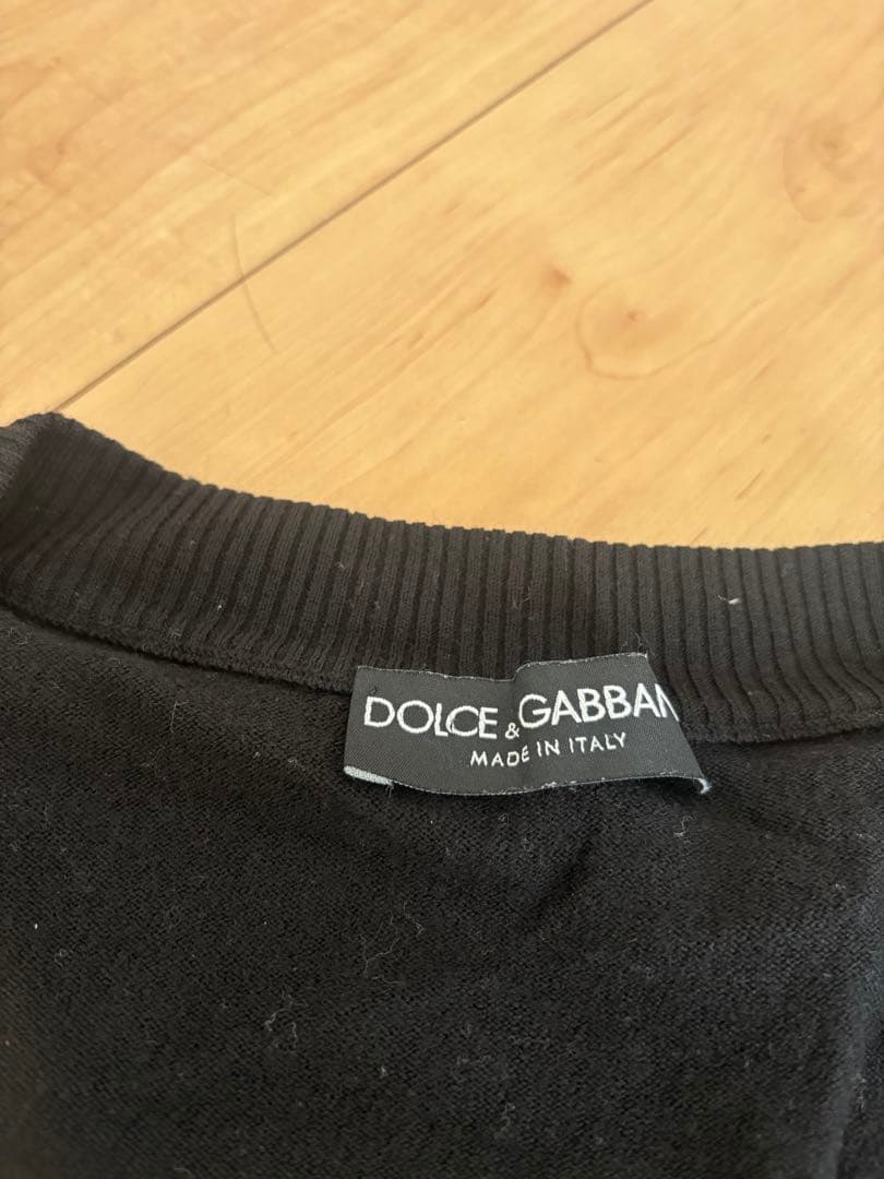 Dolce & Gabbana 黒 ニットカーディガン　ドルガバ　40