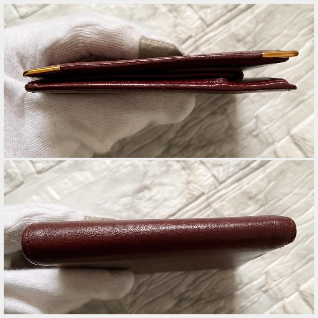 付属品完備✨Cartier カルティエ　折り財布　マストライン
