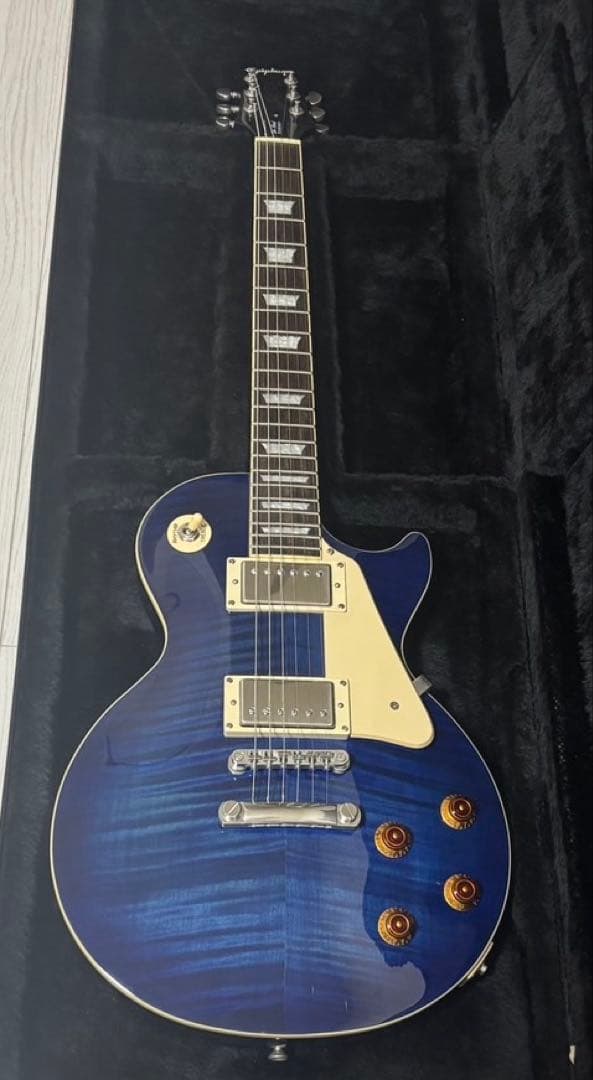 KW　Epiphone Les Paul ブルー　エレキギター　希少カラー