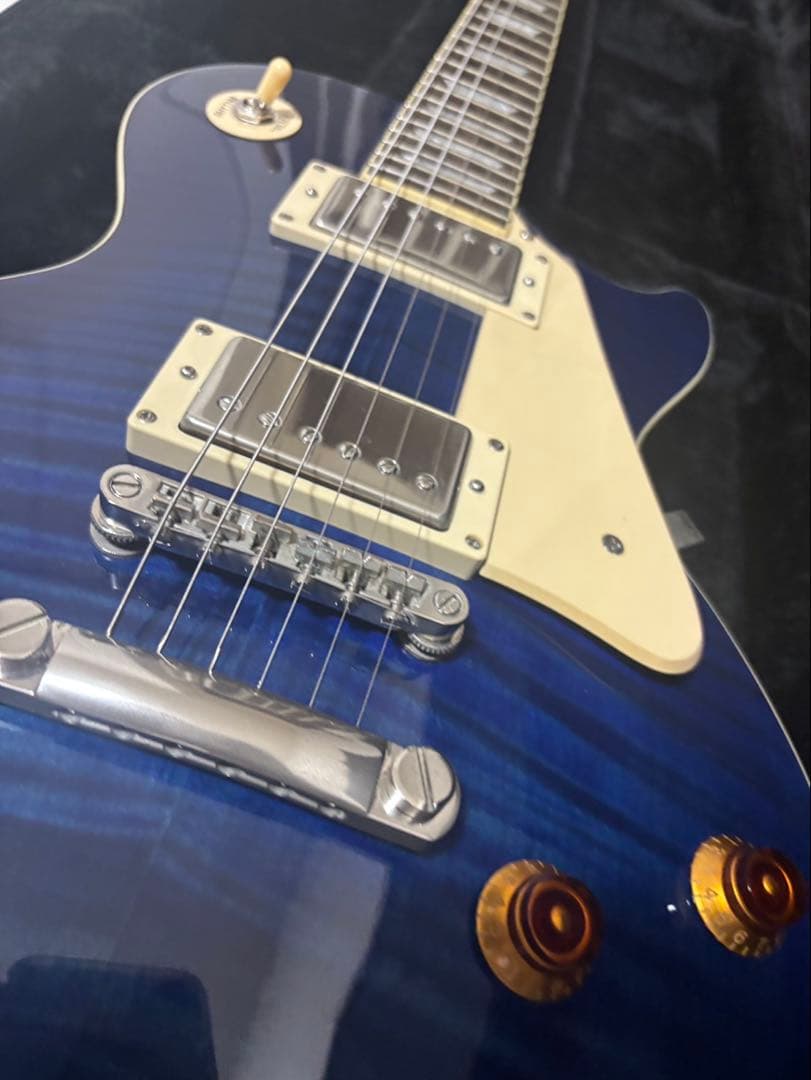 KW　Epiphone Les Paul ブルー　エレキギター　希少カラー