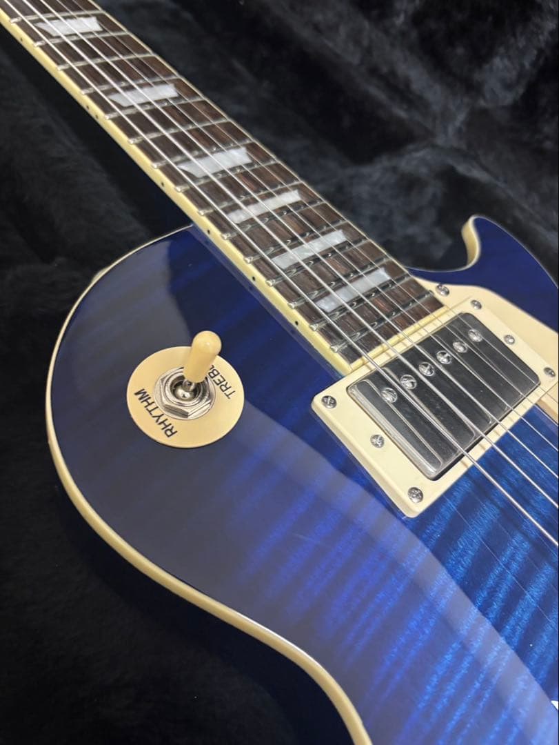 KW　Epiphone Les Paul ブルー　エレキギター　希少カラー