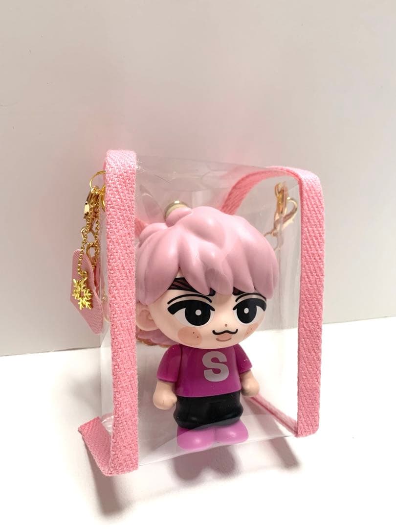 真昼☆　すのチルソフビポーチ　ピンク　Man 佐久間大介　チルぬい