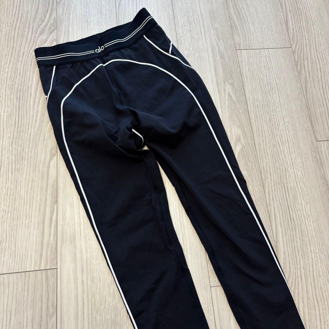 alo ☽ airbrush High-waist ハートレギンス【Sサイズ】