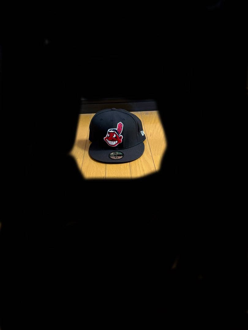 [希少]MADEINUSA クリーブランドインディアンス NEWERA 黒