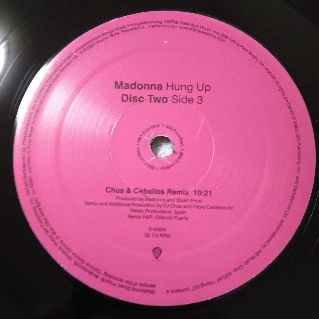 US盤 2LP Madonna hung up レコード おまけ付き Sorry