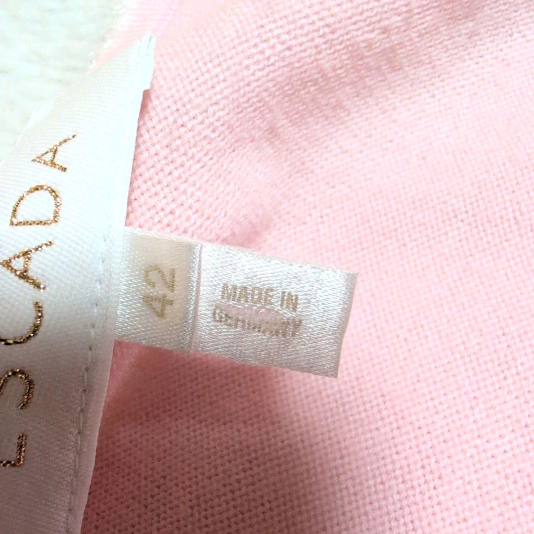 ESCADA エスカーダ アンサンブル カーディガン トップス 刺繍 ピンク