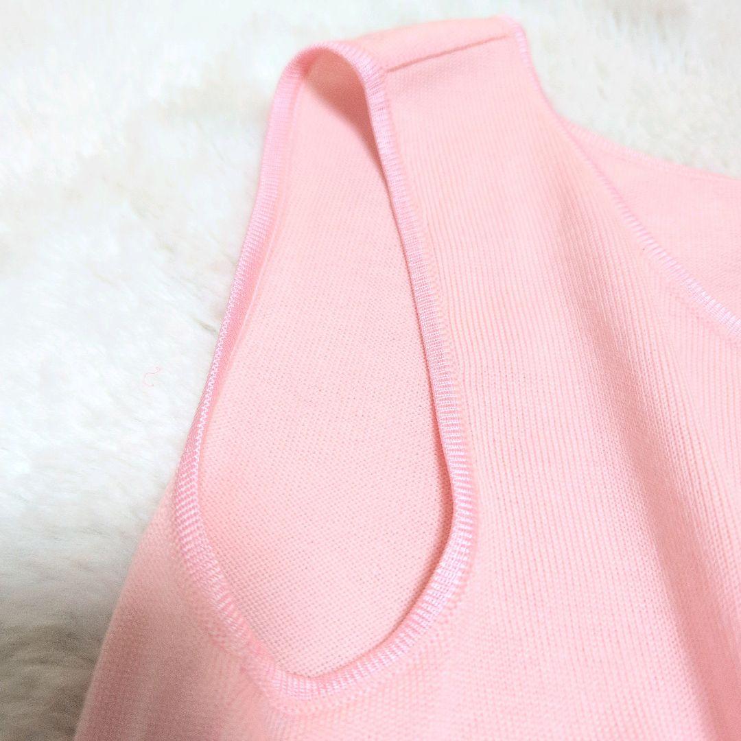 ESCADA エスカーダ アンサンブル カーディガン トップス 刺繍 ピンク
