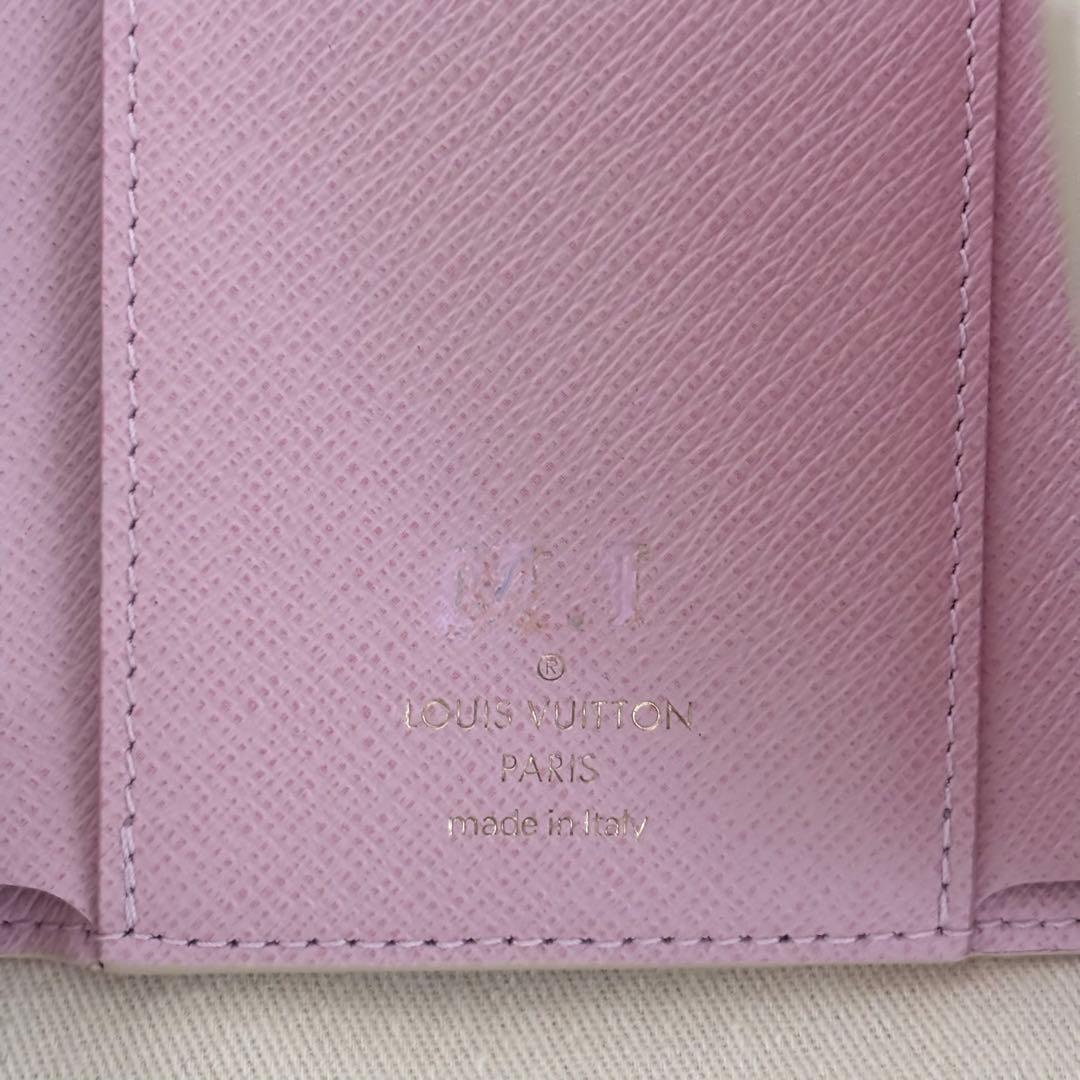 【新品未使用】ルイヴィトン　ヴィクトリーヌ　ダミエアズール　三つ折り折財布