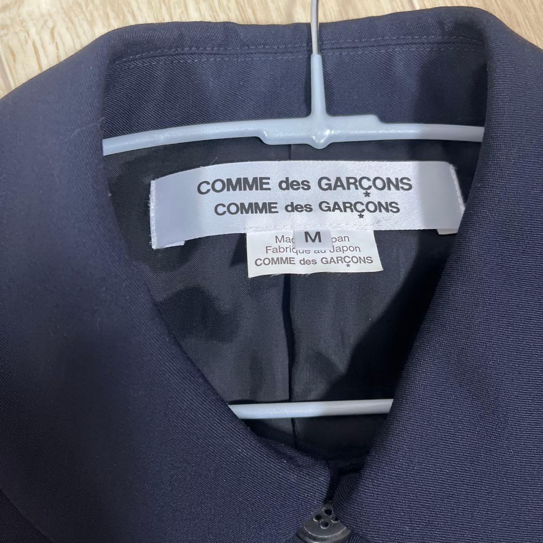 COMME des GARÇONS ネイビー テーラードジャケット M