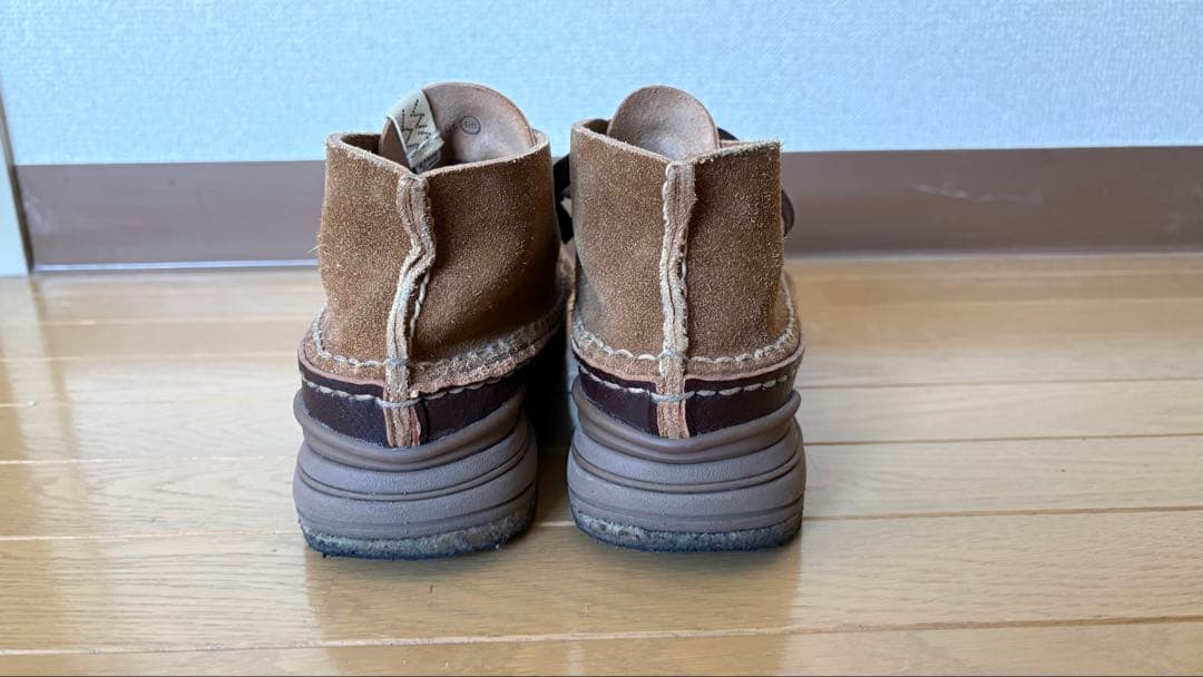 靴 visvim CANOE MOC II-FOLK CAMEL M8