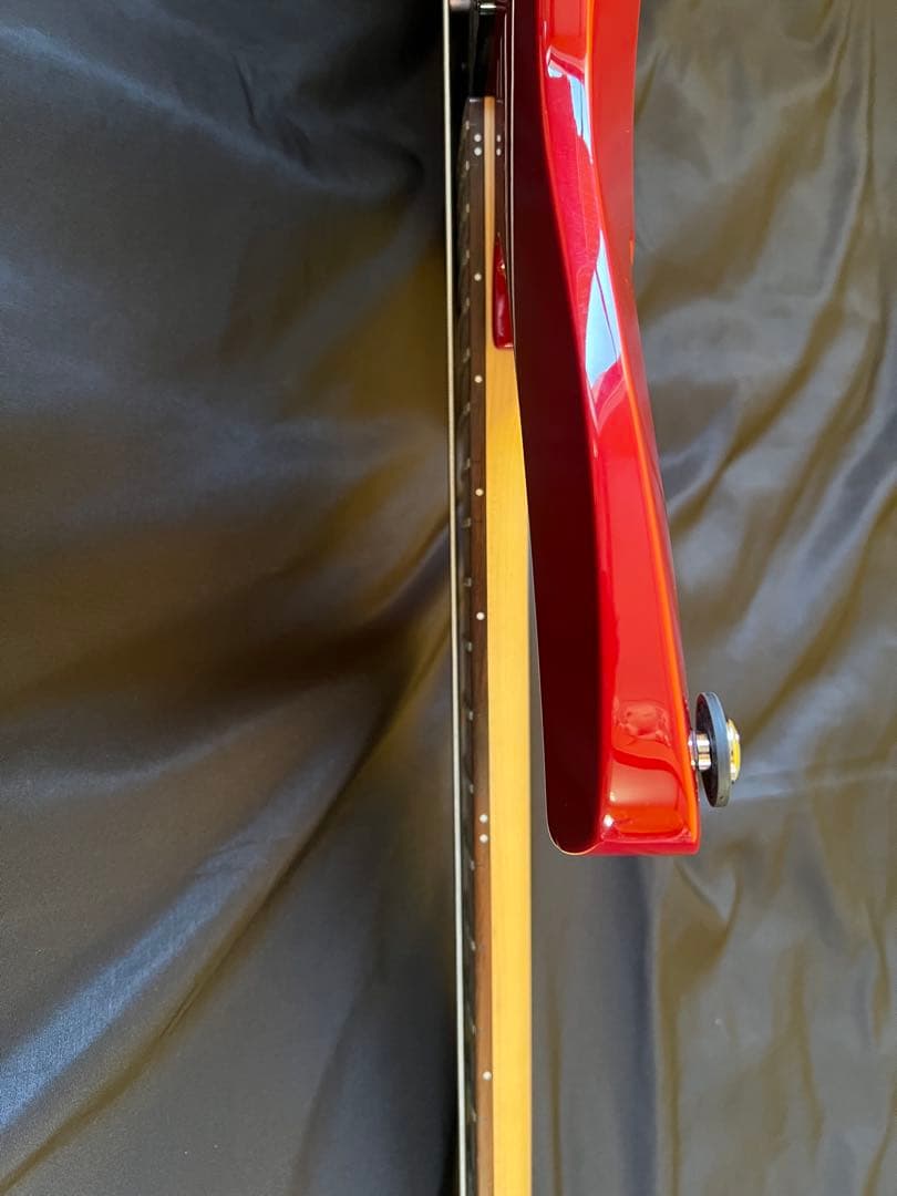 激レアparker ベース bass エレキベース RED 未使用品ケース付