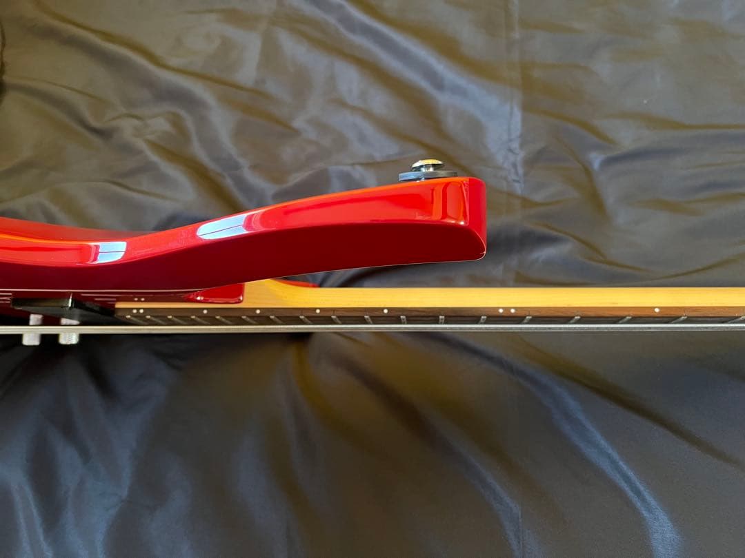 激レアparker ベース bass エレキベース RED 未使用品ケース付