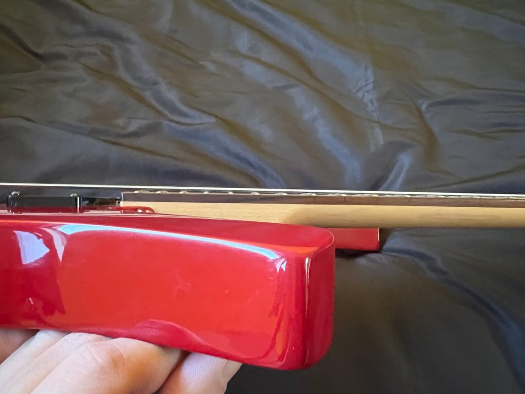 激レアparker ベース bass エレキベース RED 未使用品ケース付