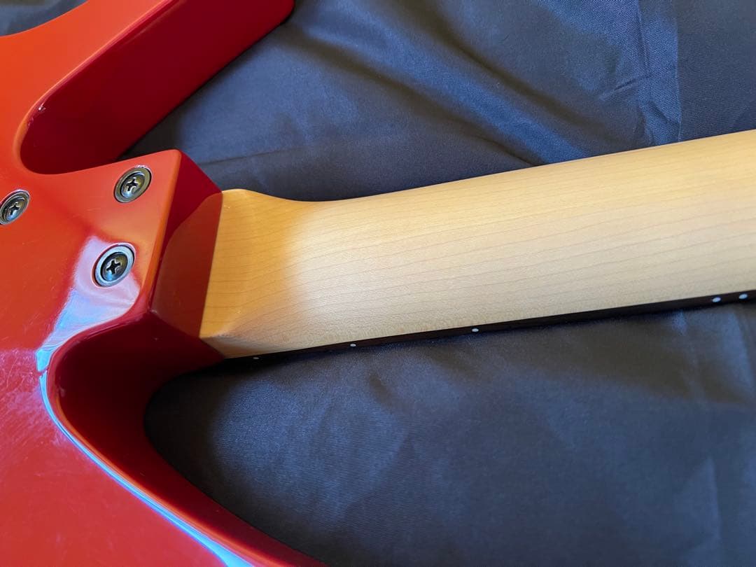激レアparker ベース bass エレキベース RED 未使用品ケース付