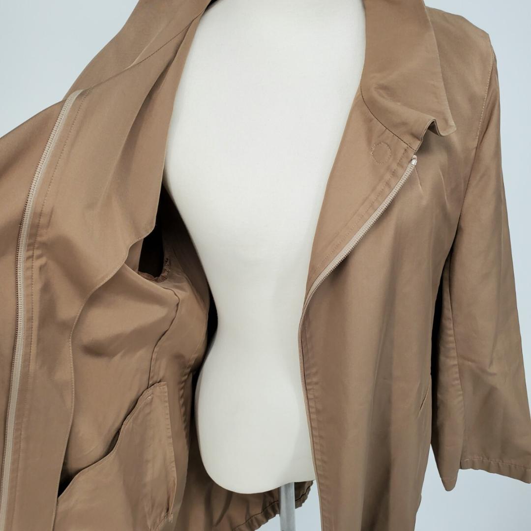 /＊a 【シルク 】アクリス スプリング コート ロングジャケット アウター
