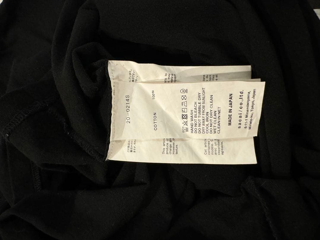 【最終値下げ】sacai コラボTシャツ