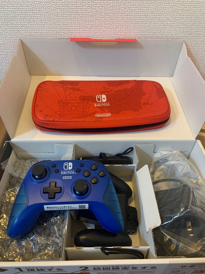 Nintendo switch 本体　付属品一式　コントローラー　カバー付き