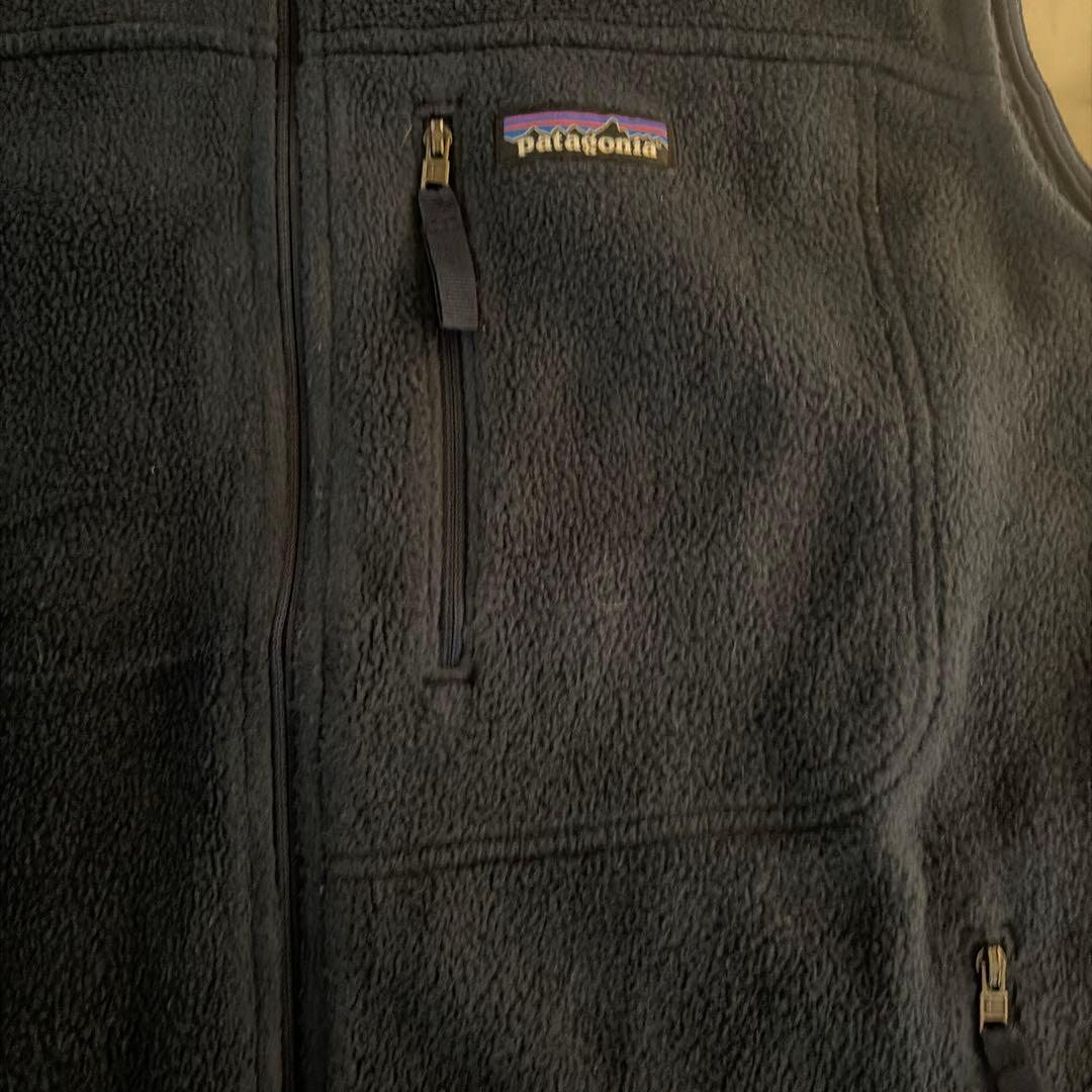 patagonia シンチラ　ネイビー フリース ベスト