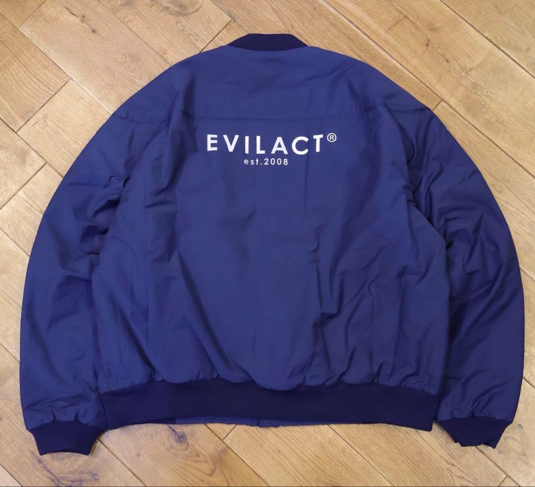 evilactイーブルアクト26ssダービージャケット新品未使用ネイビーXL