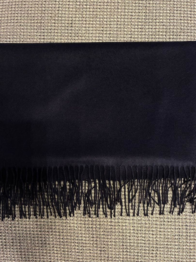 Agnona シルク100% ストール　濃紺 ストラスブルゴ購入