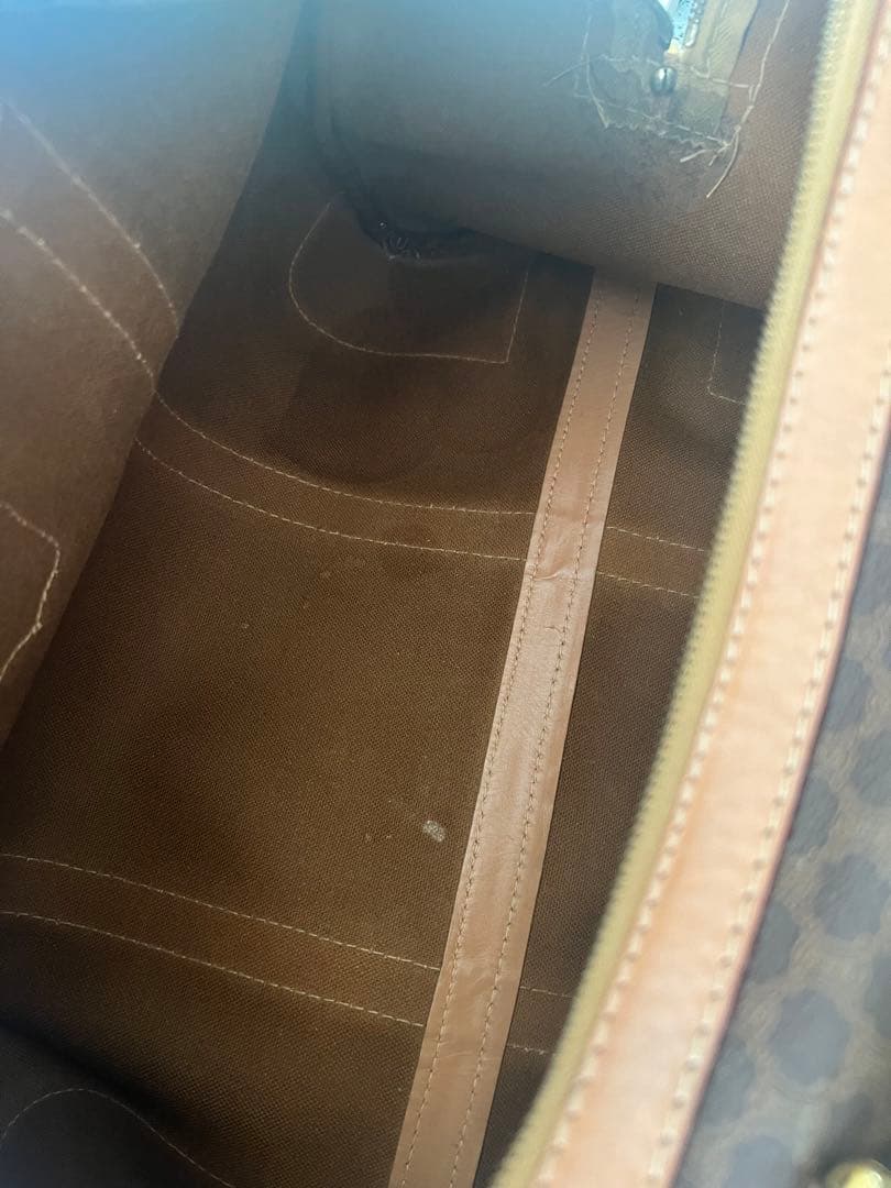 CELINE ボストンバッグ　マカダム柄