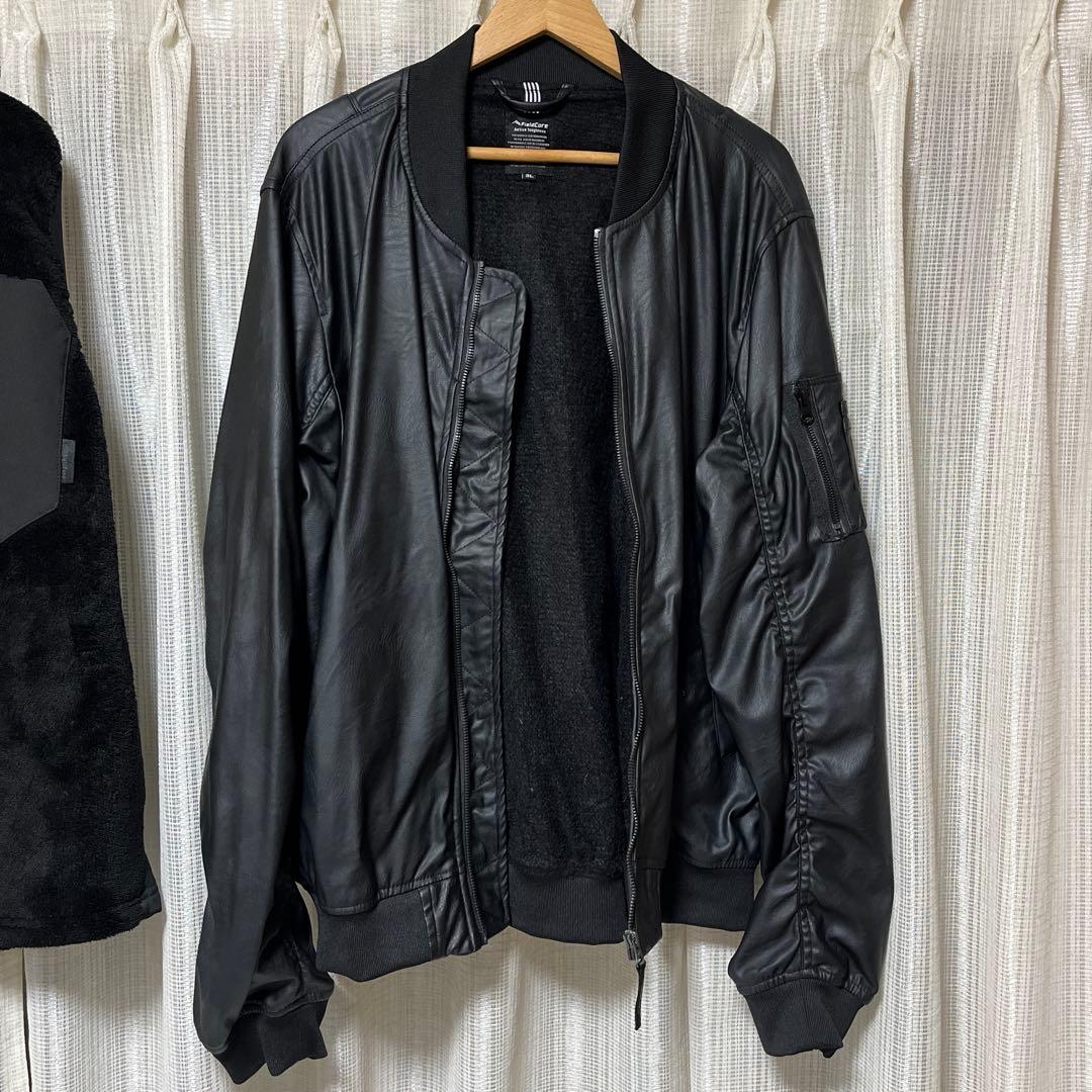 【workman】フェイクレザー MA-1 3L 別売インナー付