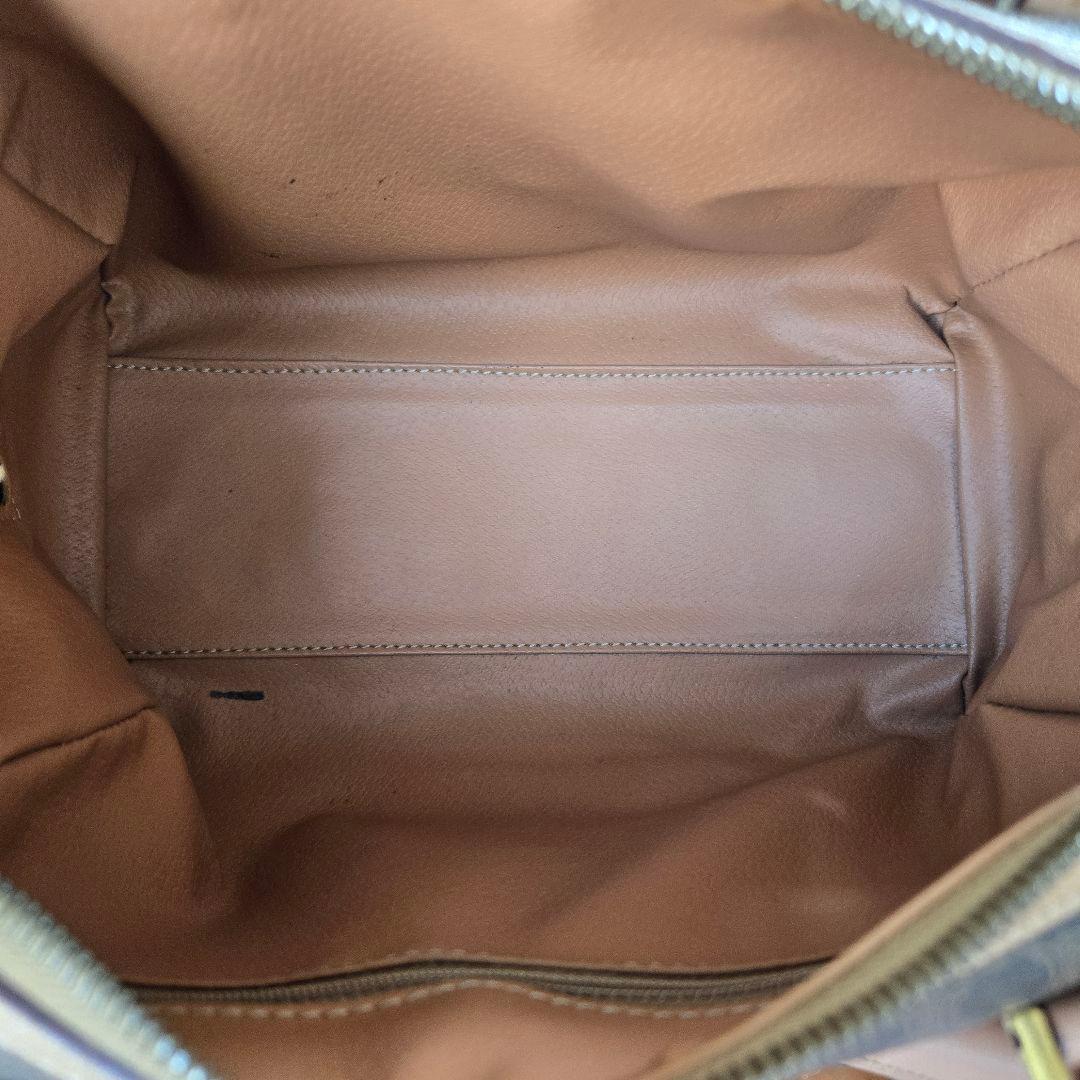⭐CELINE⭐　美品　セリーヌ　ミニボストンバッグ　マカダム柄　トリオンフ