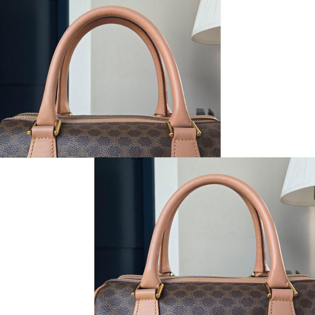 ⭐CELINE⭐　美品　セリーヌ　ミニボストンバッグ　マカダム柄　トリオンフ