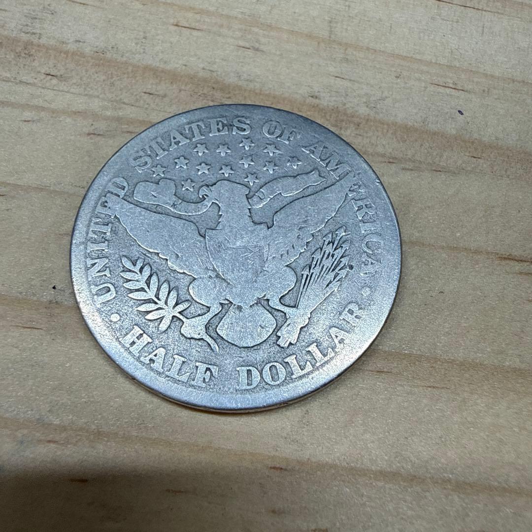 1898年 バーバー50セント銀貨3枚セット