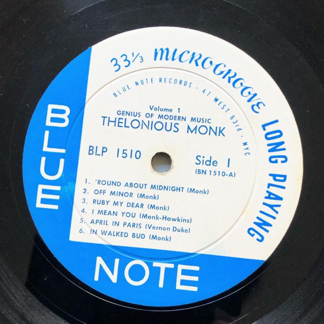 #3927【希少名盤】セロニアス・モンク BLP 1510 LPレコード レア