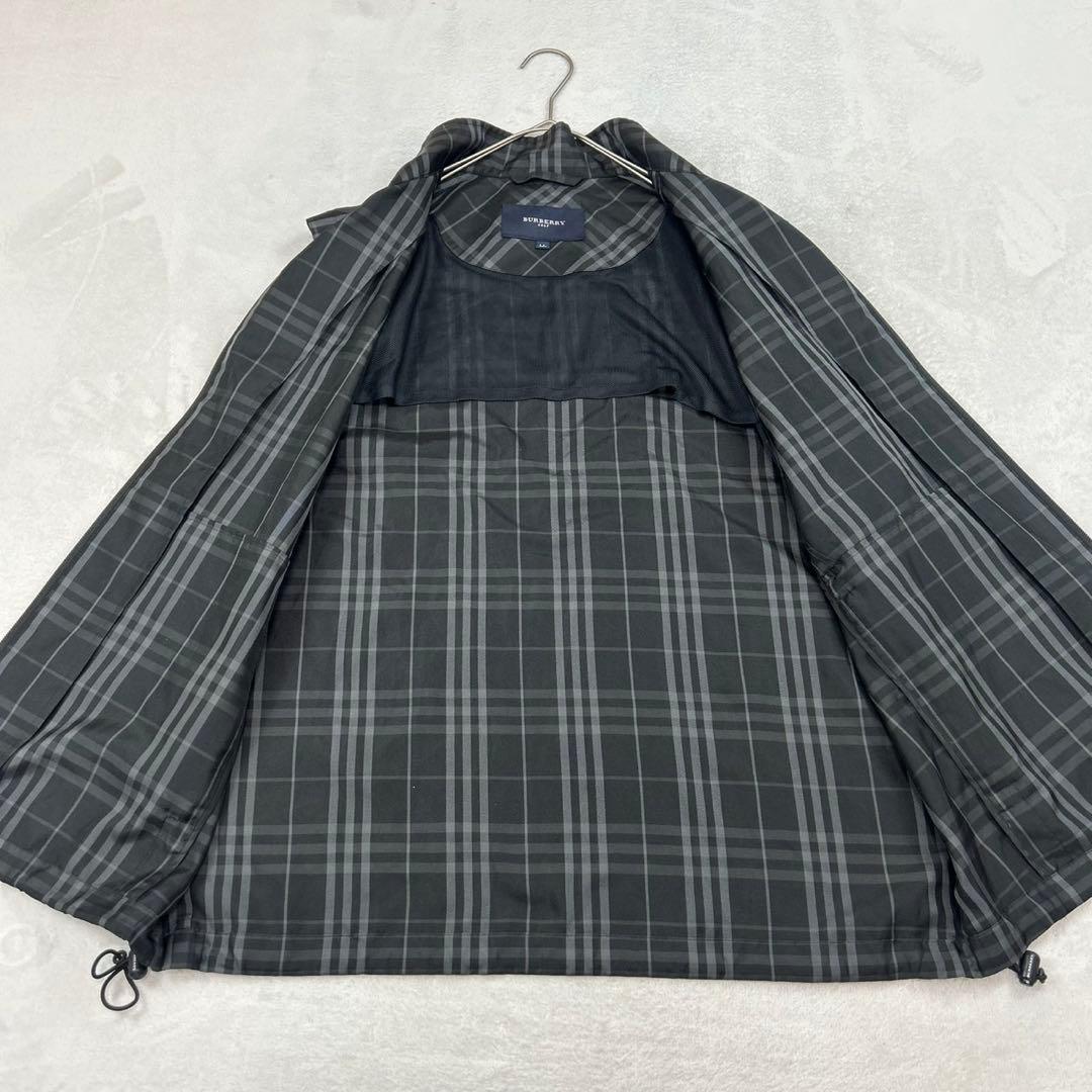 P84 美品 XL バーバリーゴルフ 大きいサイズ ベスト ブラック メンズ