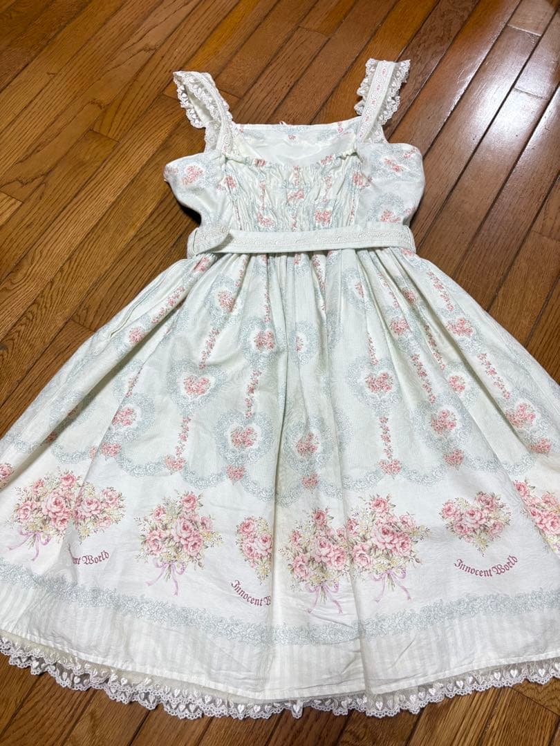 Innocent World Heart Rose シャーリングJSK