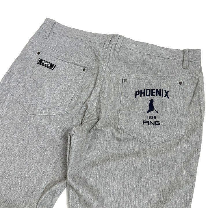 新品 PING ピン ゴルフ バックプリント 5ポケット ストレッチ パンツ3L