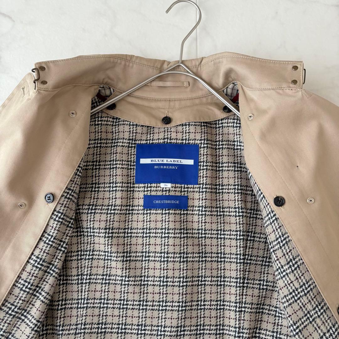 美品✨《限定生産モデル》バーバリーブルーレーベル　トレンチコート　ライナー付き