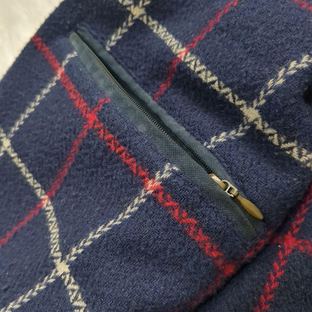 90s McGREGOR 本革 レザーハンティングベスト 裏チェック zz