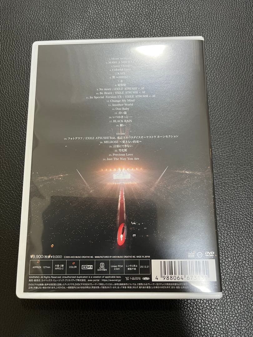 【DVD】 EXILE ATSUSHI LIVE Heart to Heart