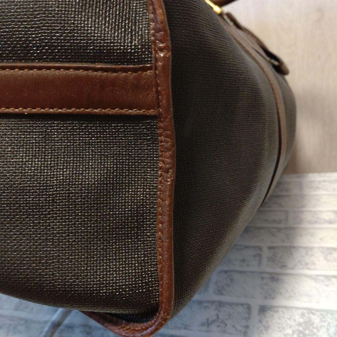 dunhillダンヒル　ボストンバッグ　旅行バッグ　ブラック　ブラウン　レザー