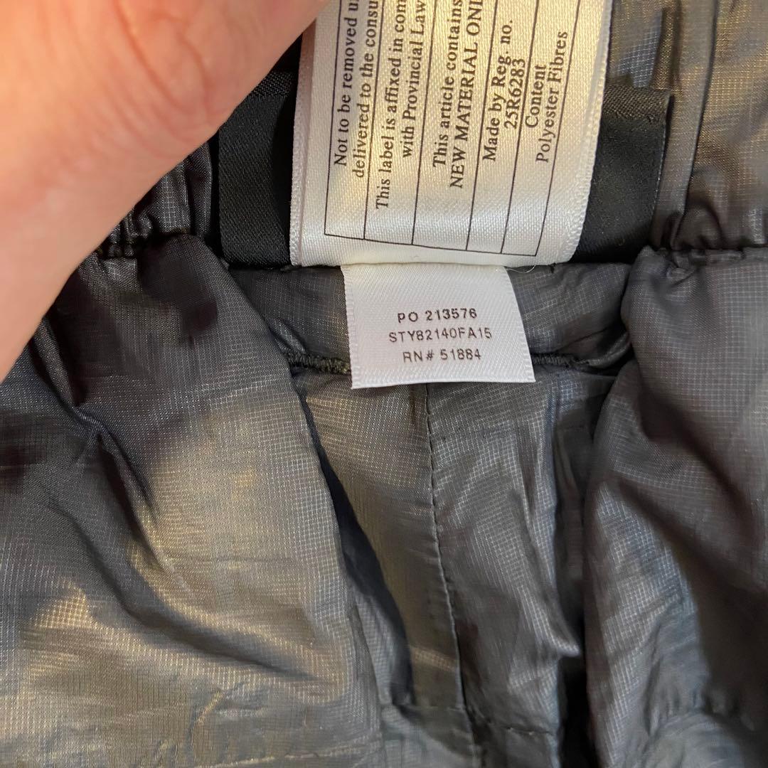 Patagonia ナノパフパンツ グレー ダウンパンツ 希少サイズXL 廃盤品