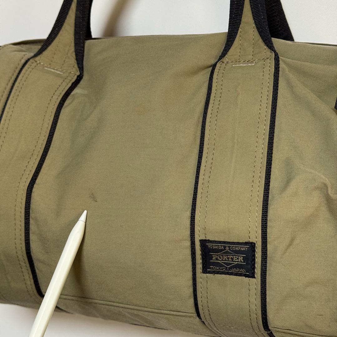 ポーター PORTER 吉田カバン ボストン ショルダーバッグ カーキ 旅行