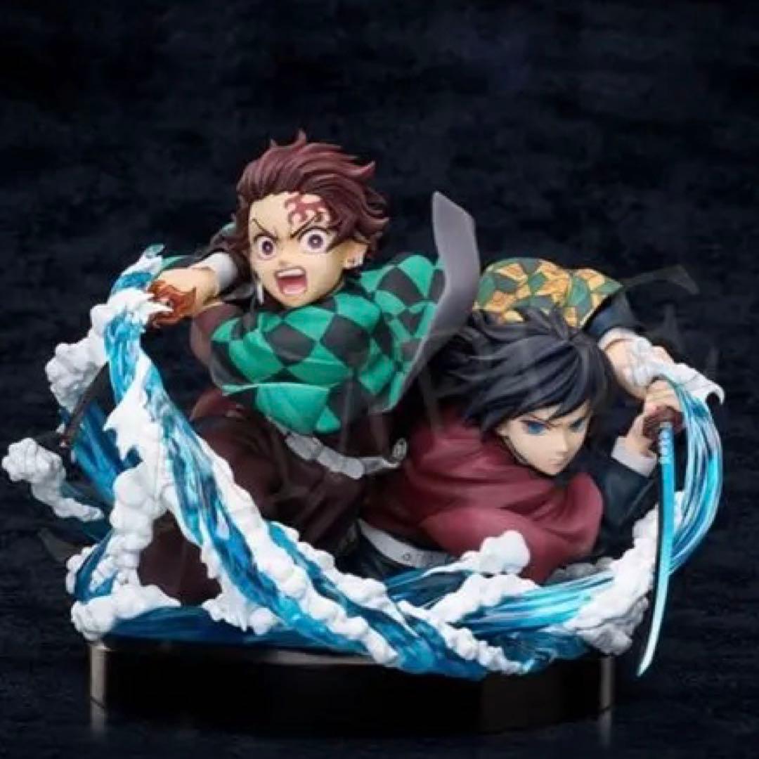 アニプレックスオンラインくじA賞竈門炭治郎 & 冨岡義勇 ノンスケールフィギュア