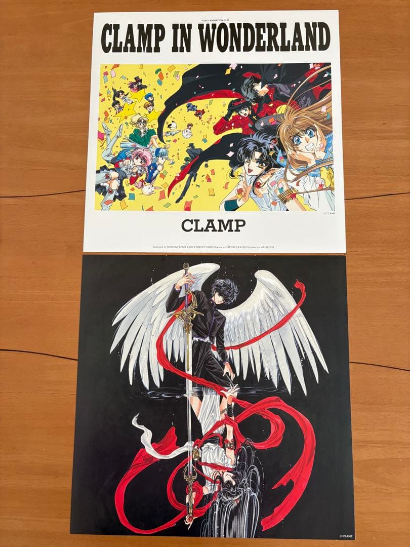 【LD】CLAMP IN WONDERLAND レーザーディスク　原画10枚