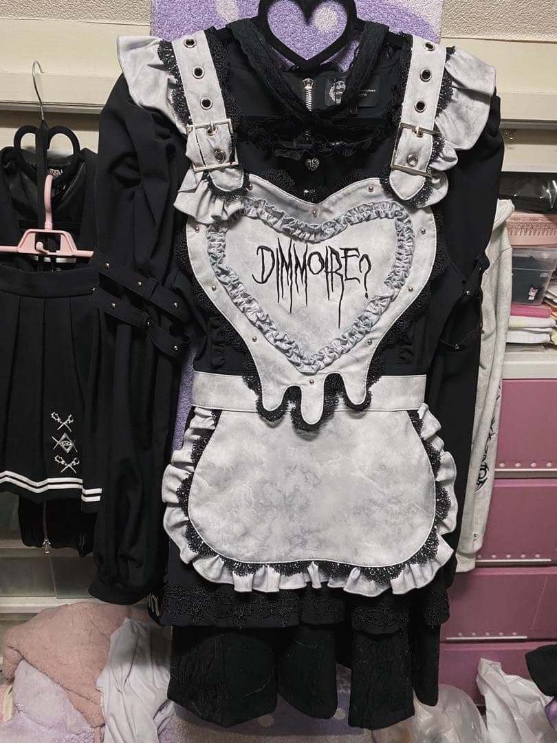 Dim Moireワンピース➕ヘッドドレスセット売り 明日までの販売