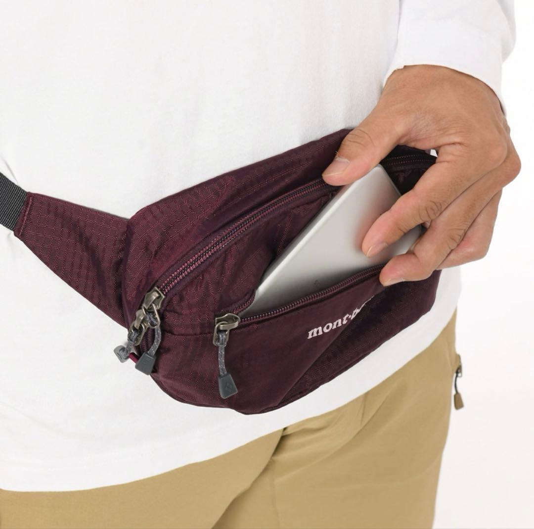 mont-bell ボディバッグ パープル デルタガセットポーチ M 新品