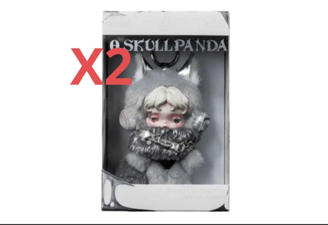 SKULLPANDA × XG ぬいぐるみペンダント POP MART 日本限定