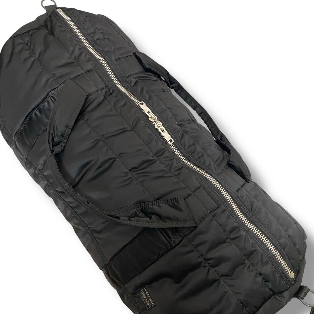 【極美品】PORTER TANKER 2way ダッフルバッグ ボストンバッグ黒