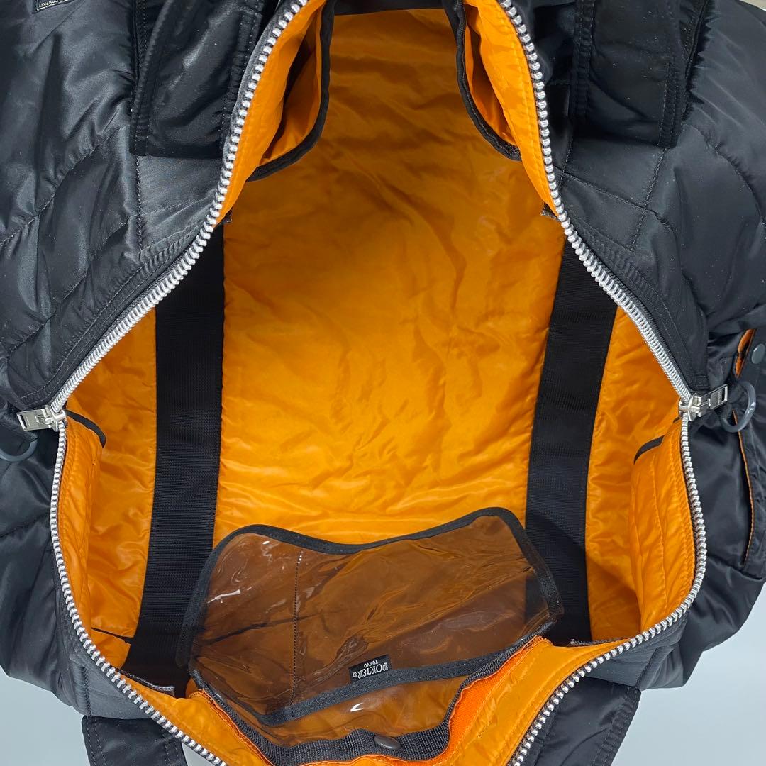 【極美品】PORTER TANKER 2way ダッフルバッグ ボストンバッグ黒