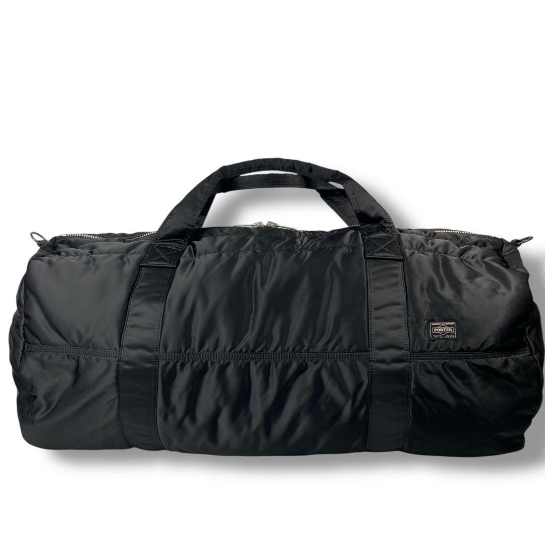 【極美品】PORTER TANKER 2way ダッフルバッグ ボストンバッグ黒